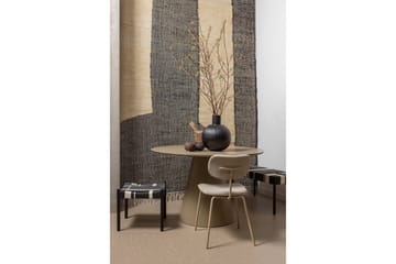 Prinka Rundt Spisebord 120 cm med Metaludseende - Beige - Møbler - Borde - Spisebord og køkkenbord