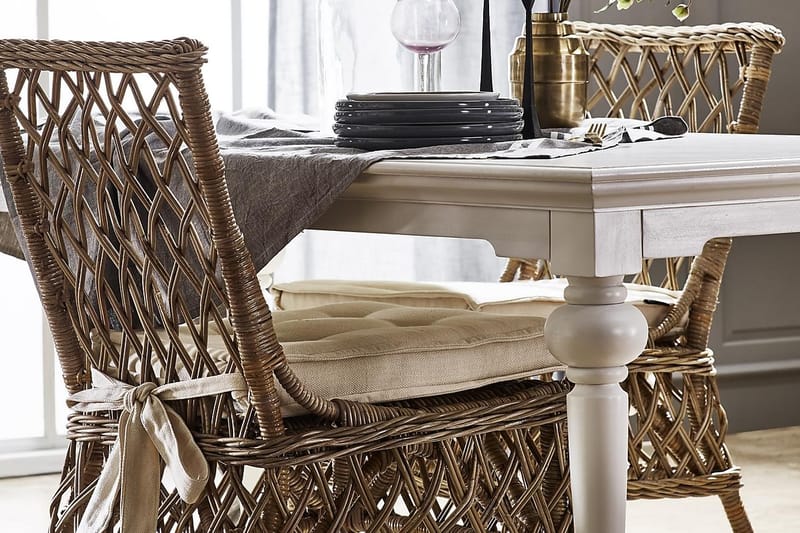 Provence Spisebord 180 cm - Hvid - Spisebord og køkkenbord