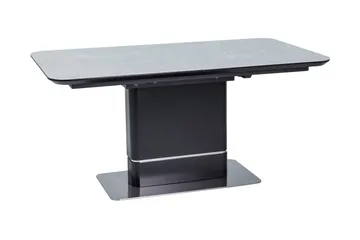 Psyri Udvideligt Spisebord 160 cm - Keramik/Grå/Sort - Møbler - Borde - Spisebord og køkkenbord
