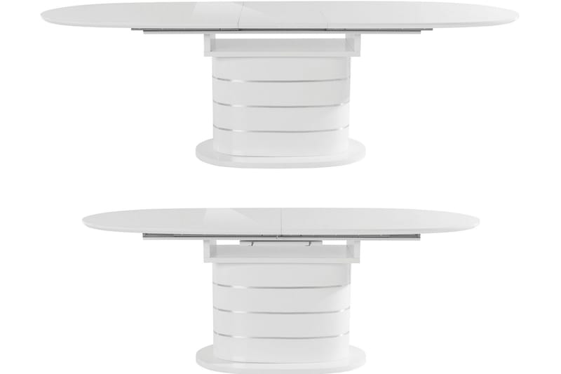 Quimper Spisebord Ovalt 200 cm - Hvid - Spisebord og køkkenbord
