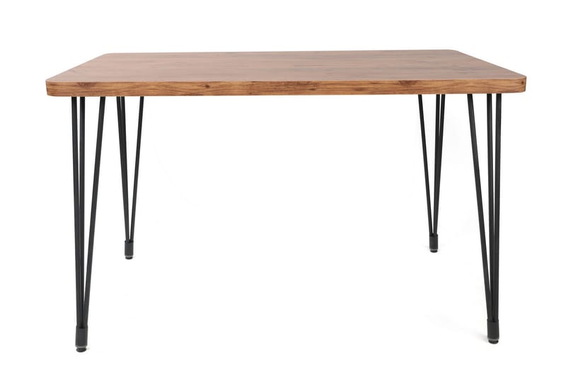 Ramila Spisebord 120 cm - Valnød finér/Sort - Møbler - Borde - Spisebord og køkkenbord