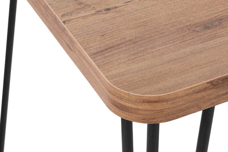 Ramila Spisebord 120 cm - Valnød finér/Sort - Spisebord og køkkenbord