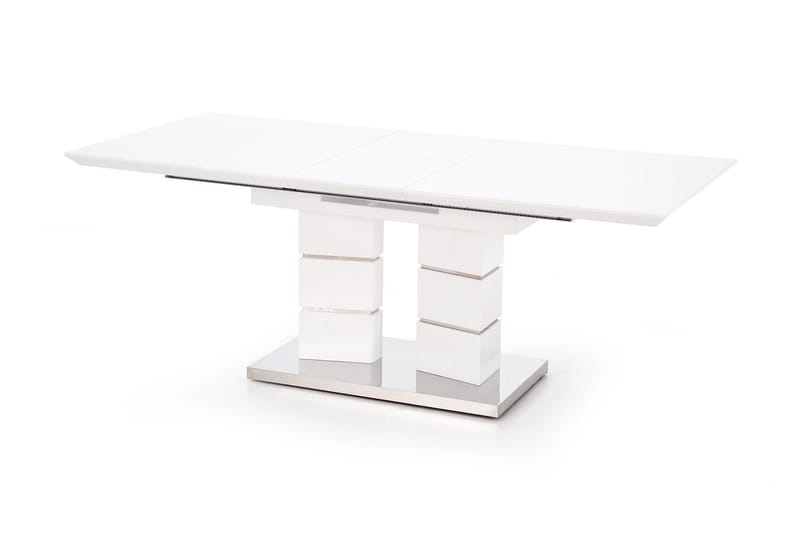 Ramsdell Udvideligt Spisebord 160 cm - Hvid - Spisebord og køkkenbord