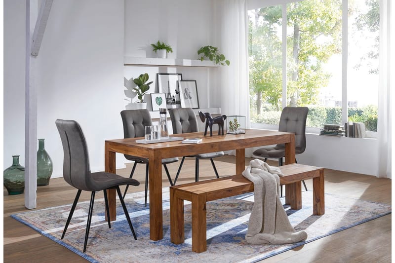 Ranveer Spisebord 120 cm - Træ/natur - Spisebord og køkkenbord