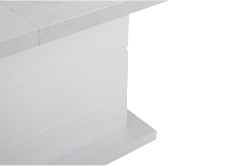 Ratliff Spisebord 120 cm Udvideligt - Marmor/Hvid - Møbler - Borde - Spisebord og køkkenbord