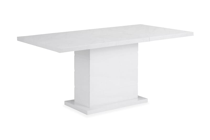Ratliff Spisebord 120 cm Udvideligt - Marmor/Hvid - Møbler - Borde - Spisebord og køkkenbord