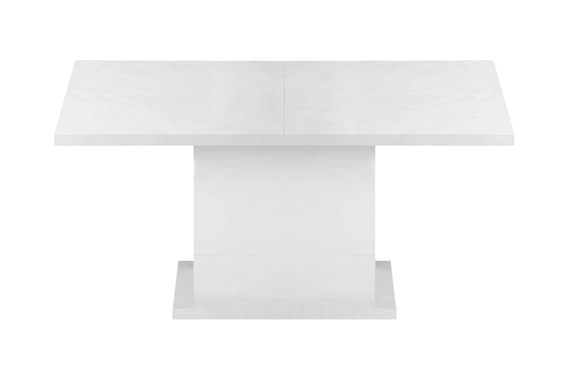 Ratliff Spisebord 120 cm Udvideligt - Marmor/Hvid - Møbler - Borde - Spisebord og køkkenbord