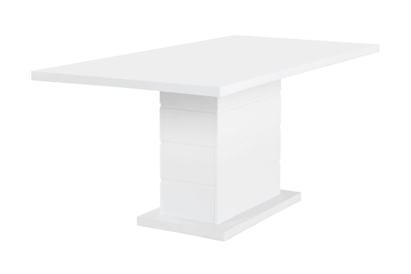 Ratliff Udvideligt Spisebord 160 cm - Hvid - Møbler - Borde - Spisebord og køkkenbord