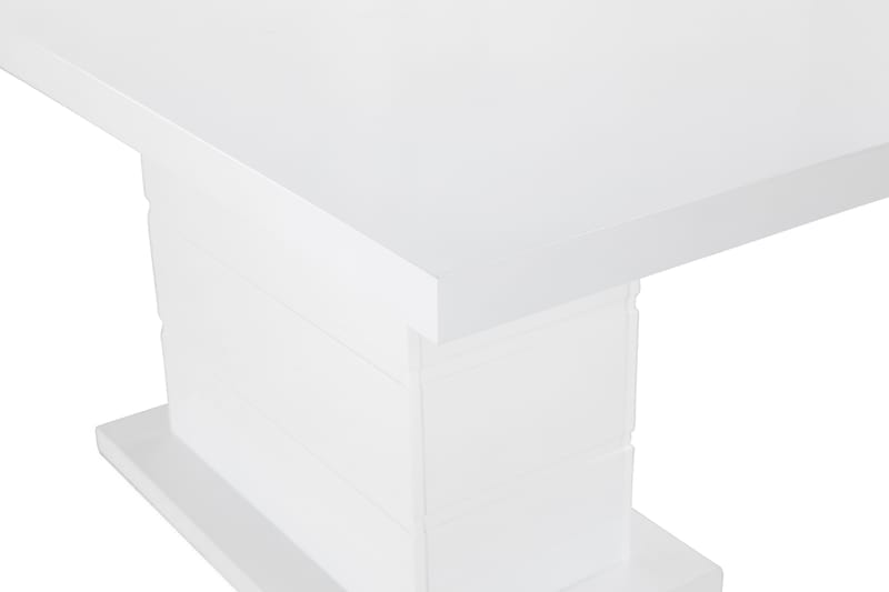 Ratliff Udvideligt Spisebord 160 cm - Hvid - Spisebord og køkkenbord