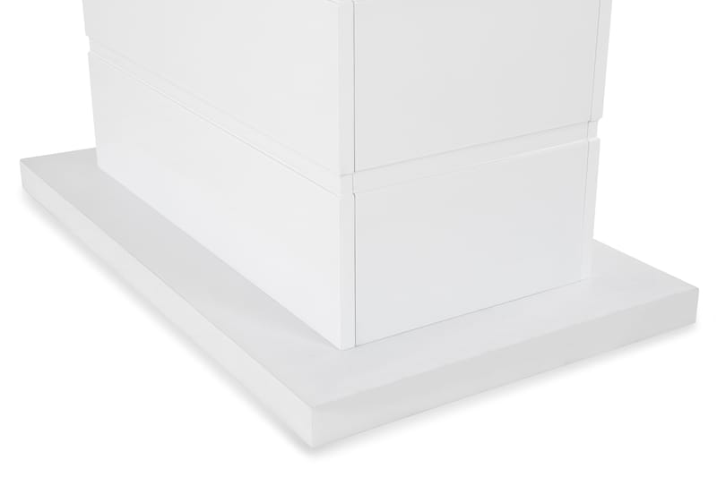 Ratliff Udvideligt Spisebord 160 cm - Hvid - Møbler - Borde - Spisebord og køkkenbord