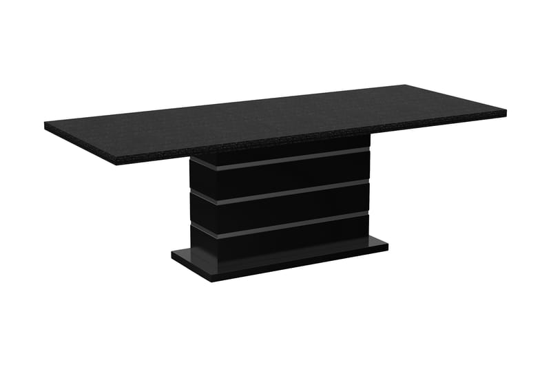Ratliff Udvideligt Spisebord 180/220 cm - Sort - Spisebord og køkkenbord