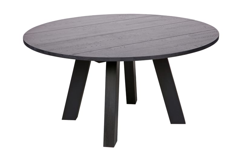Reba Spisebord 150 cm Rund - Sort Eg - Spisebord og køkkenbord