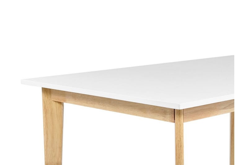 Rege Spisebord 180 cm Sammenfoldeligt - Hvid/Lys - Møbler - Borde - Spisebord og køkkenbord