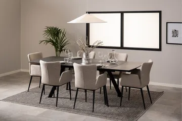 Renuka Spisebord 240x97 cm - Sort - Møbler - Borde - Spisebord og køkkenbord
