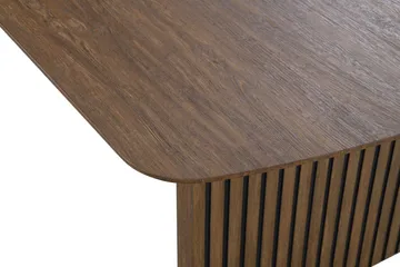 Richeto spisebord røget eg 240 cm - Brun/riflet - Møbler - Borde - Spisebord og køkkenbord