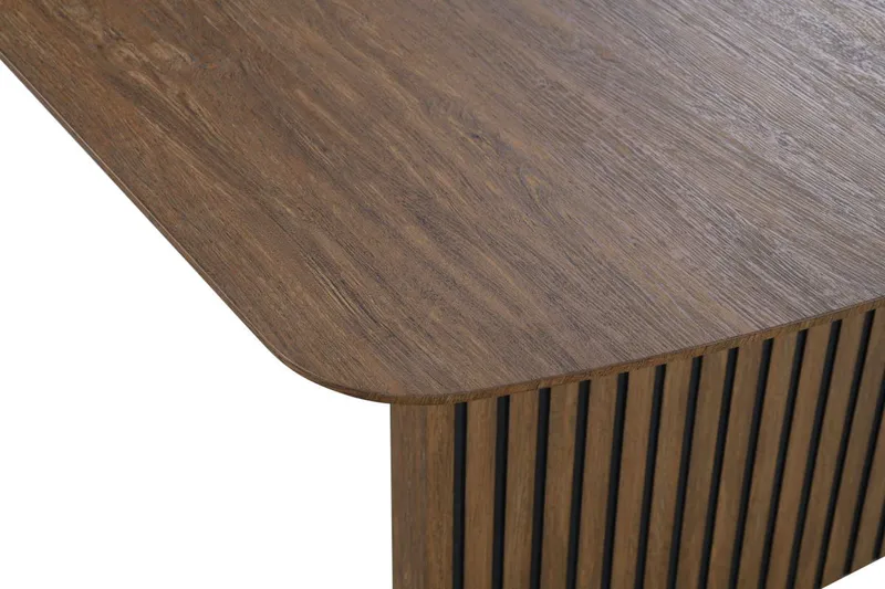 Richeto spisebord røget eg 240 cm - Brun/riflet - Møbler - Borde - Spisebord og køkkenbord