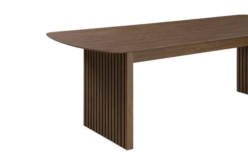 Richeto spisebord røget eg 240 cm - Brun/riflet - Møbler - Borde - Spisebord og køkkenbord