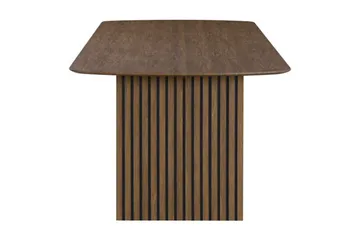 Richeto spisebord røget eg 240 cm - Brun/riflet - Møbler - Borde - Spisebord og køkkenbord