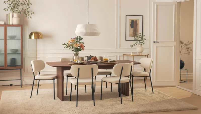 Richeto spisebord røget eg 240 cm - Brun/riflet - Møbler - Borde - Spisebord og køkkenbord