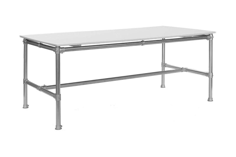 Rocky spisebord 210 cm - Hvid - Møbler - Borde - Spisebord og køkkenbord
