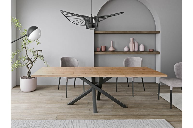 Rosehall Spisebord 90 cm - Sort - Møbler - Borde - Spisebord og køkkenbord
