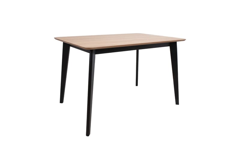 Roxby Matbord 120x80 cm Ek/Svart Black||Ek - Møbler - Borde - Spisebord og køkkenbord