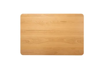Roxby Rektangulært Spisebord 120x80 cm i Træ med Metalben - Sort|Brun - Møbler - Borde - Spisebord og køkkenbord