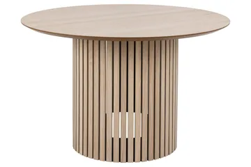 Sakie Spisebord 120 cm Rund - Hvid - Møbler - Borde - Spisebord og køkkenbord