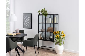 Sanae Spisebord 105 cm Rund - Sort - Møbler - Borde - Spisebord og køkkenbord