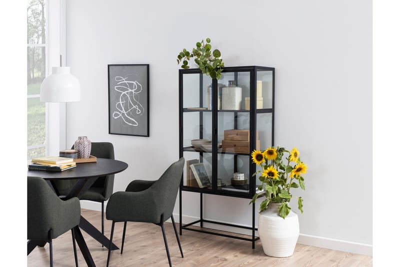 Sanae Spisebord 105 cm Rund - Sort - Møbler - Borde - Spisebord og køkkenbord