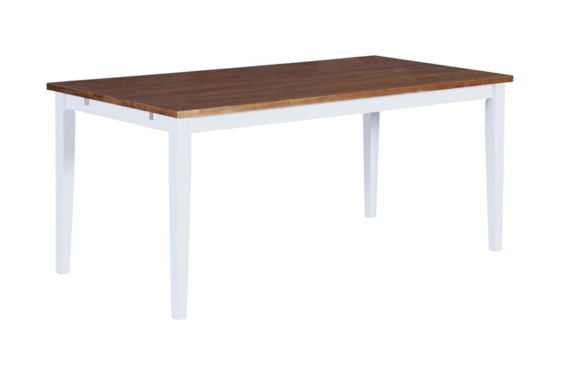 Sandavagur Udtrækkeligt spisebord 90 cm - Natur / hvid - Spisebord og køkkenbord