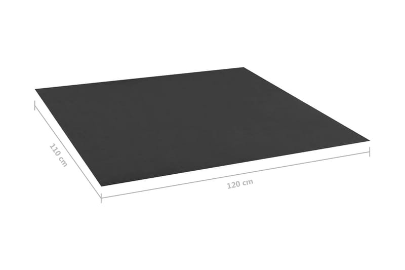 Sandkassedug 120x110 cm sort - Sort - Møbler - Borde - Spisebord og køkkenbord