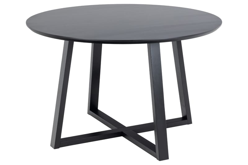 Saneha Spisebord 120 cm Rund - Sort - Møbler - Borde - Spisebord og køkkenbord
