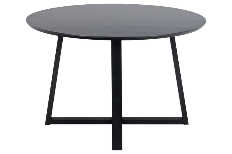 Saneha Spisebord 120 cm Rund - Sort - Møbler - Borde - Spisebord og køkkenbord