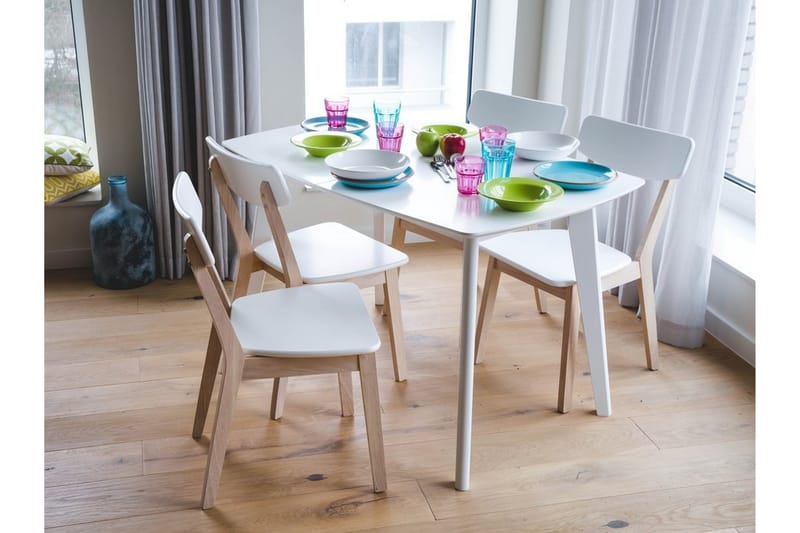 Sanford Spisebord 160 cm - Hvid - Møbler - Borde - Spisebord og køkkenbord