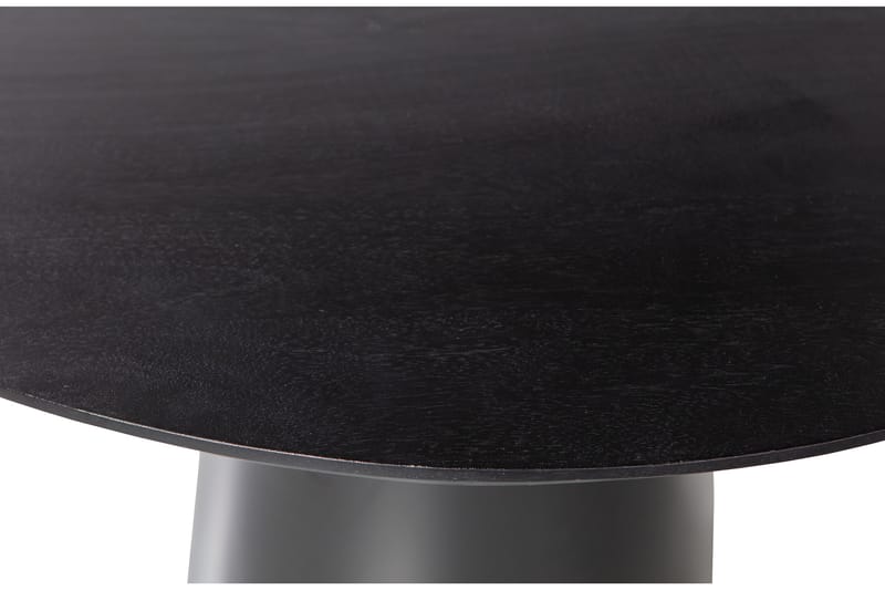 Sanitak Spisebord 102 cm Rund - Sort - Spisebord og køkkenbord