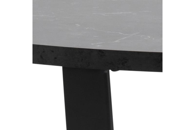 Sansi Spisebord 110 cm Rund - Sort - Møbler - Borde - Spisebord og køkkenbord