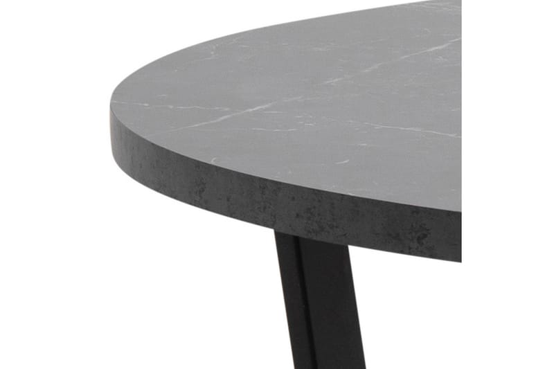 Sansi Spisebord 110 cm Rund - Sort - Møbler - Borde - Spisebord og køkkenbord