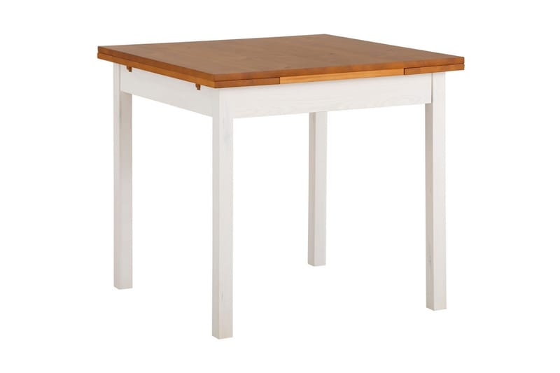 Scapa forlængeligt spisebord 80-120 cm, hvid/Brun