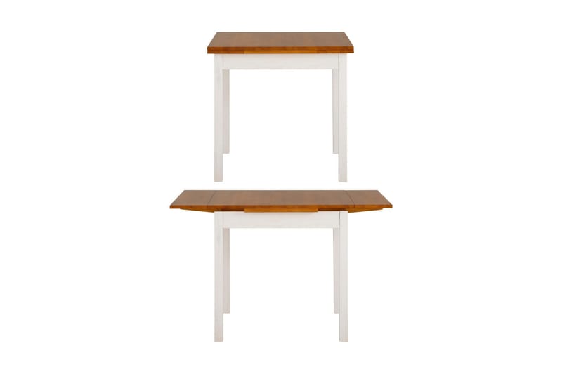 Scapa forlængeligt spisebord 80-120 cm - hvid/Brun - Møbler - Borde - Spisebord og køkkenbord