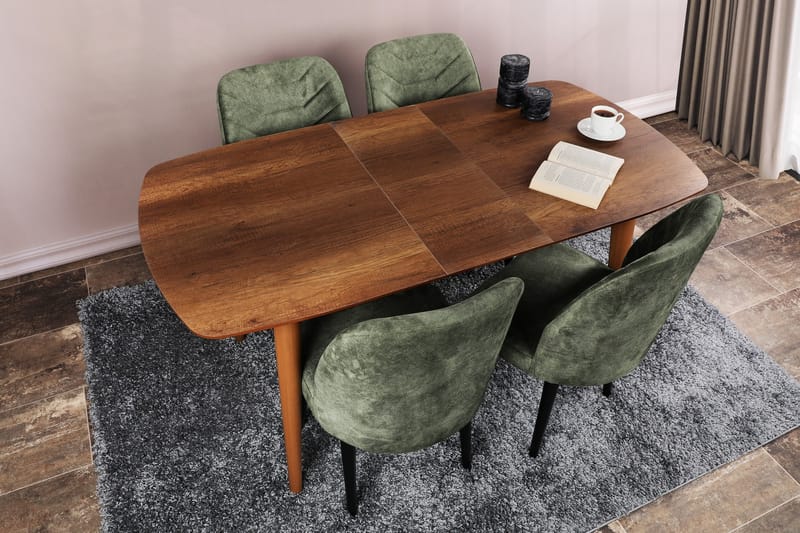 Semara Spisebord 130x75x130 cm - Brun - Spisebord og køkkenbord