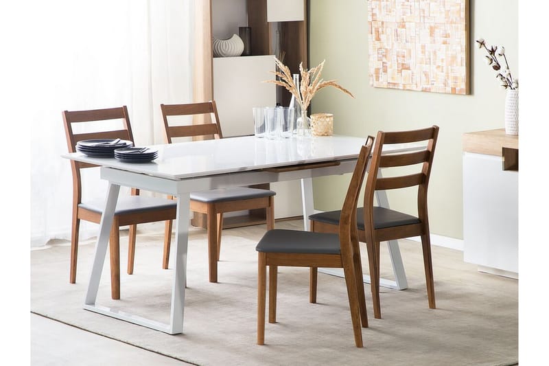 Shirai Spisebord 160x90 cm - Hvid - Møbler - Borde - Spisebord og køkkenbord