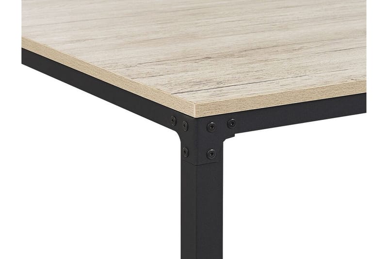 Shiro Spisebord 150 cm - Lyst Træ/Sort - Møbler - Borde - Spisebord og køkkenbord