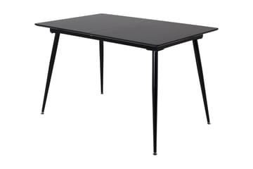 Silar Spisebord 120 cm Udvideligt - Sort - Møbler - Borde - Spisebord og køkkenbord
