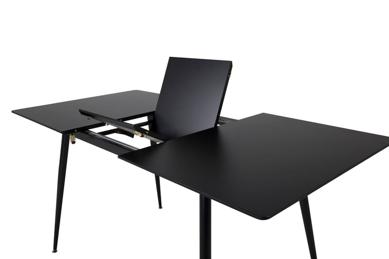 Silar Spisebord 120 cm Udvideligt - Sort - Møbler - Borde - Spisebord og køkkenbord