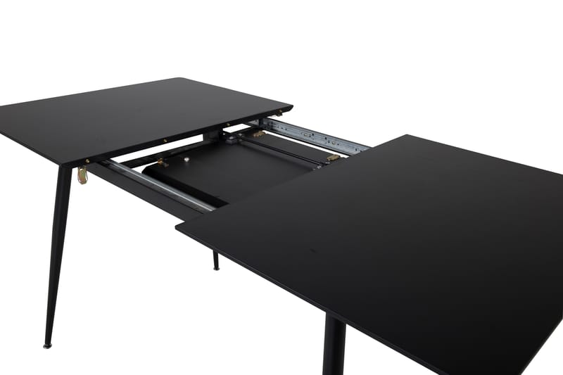Silar Spisebord 120 cm Udvideligt - Sort - Møbler - Borde - Spisebord og køkkenbord