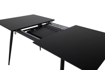 Silar Spisebord 120 cm Udvideligt - Sort - Møbler - Borde - Spisebord og køkkenbord