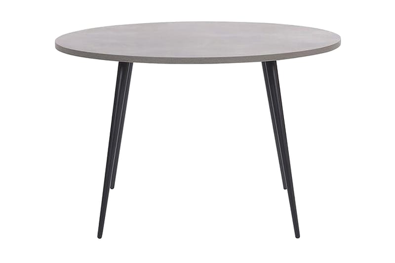 Sioana Spisebord Rund 120 cm - Grå/Sort - Møbler - Borde - Spisebord og køkkenbord