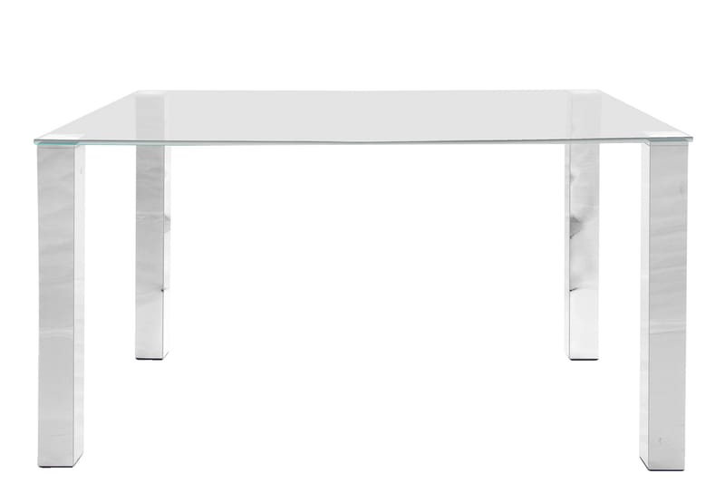 Sixsten Spisebord 140 cm - Glas/Krom - Spisebord og køkkenbord