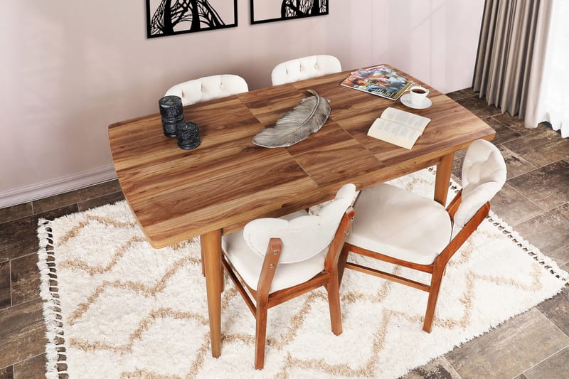 Skinshult Spisebord 130x79x130 cm - Brun - Møbler - Borde - Spisebord og køkkenbord